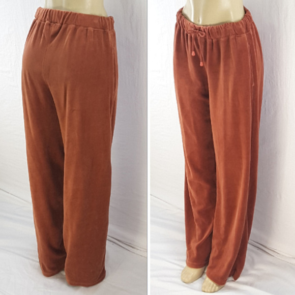 Afiva Pants - AFIVA, Velour Pants w POCKETS, size XL